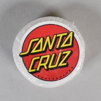Santa Cruz - Classic Dot Skateboard Wax Puck White / Clear Curb Wax skate