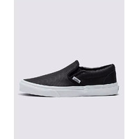 VANS SHOES CLASSIC SLIP ON BLACK PERFORATED LEATHER CSO FREE POST AUST SELLER
