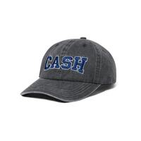 Cash Only campus 6 panel washed black cap