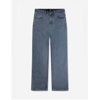 mr simple fresno loose fit denim jeans vintage blue size 34