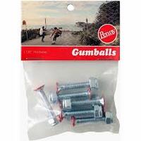 Penny Skateboard Bolts 1.125" Inch Gumballs Red Hardware phillips head