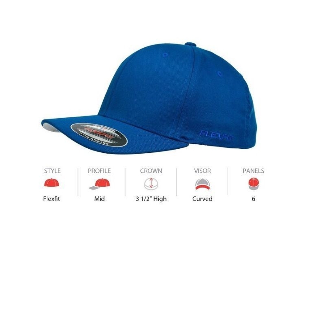6277 Flexfit Men's Athletic Baseball Flex-Fitted Cap Flexfit Baseball Hat. 