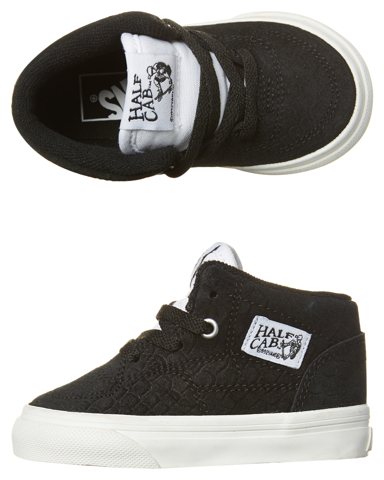 Vans Shoes Tots HALF CAB SNAKE BLACK 