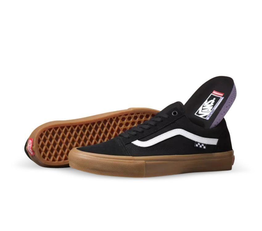 vans old skool pro black gum malaysia