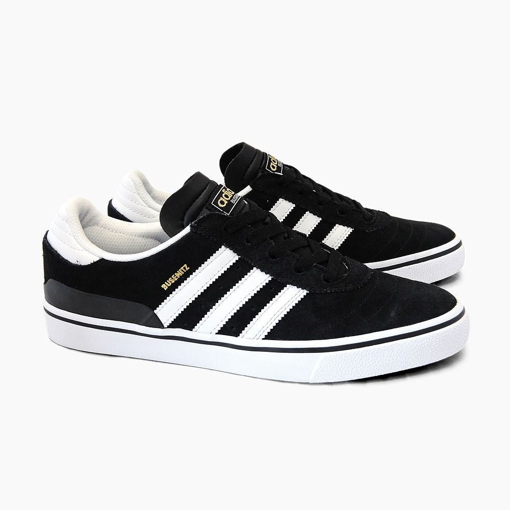 monstruo derrocamiento perecer ADIDAS BUSENITZ VULC SHOES BLACK WHITE FREE POSTAGE AUSTRALIAN | eBay