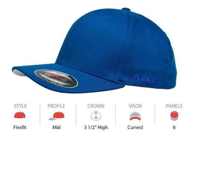 FLEXFIT PERMA CURVE CAP Black 6277 NEW FLEX FIT CAP AUST HAT HATS CAPS