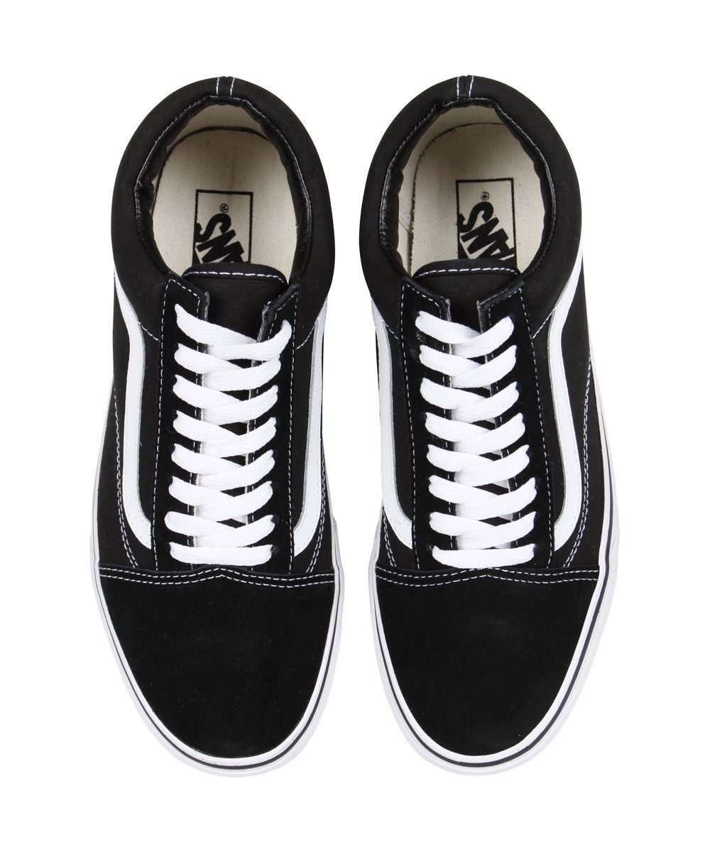 VANS OLD SKOOL BLACK WHITE SHOES NEW 