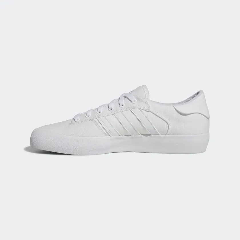 Adidas - Matchbreak Super White / White / Gold Canvas Skate Shoes US ...