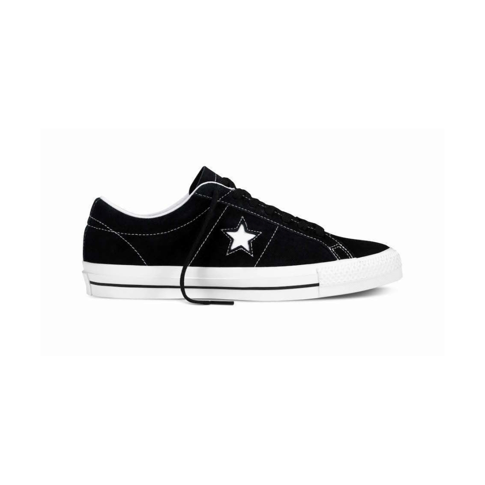 CONVERSE ONE STAR SKATE PRO shoe BLACK WHITE SHOES SELLE | eBay