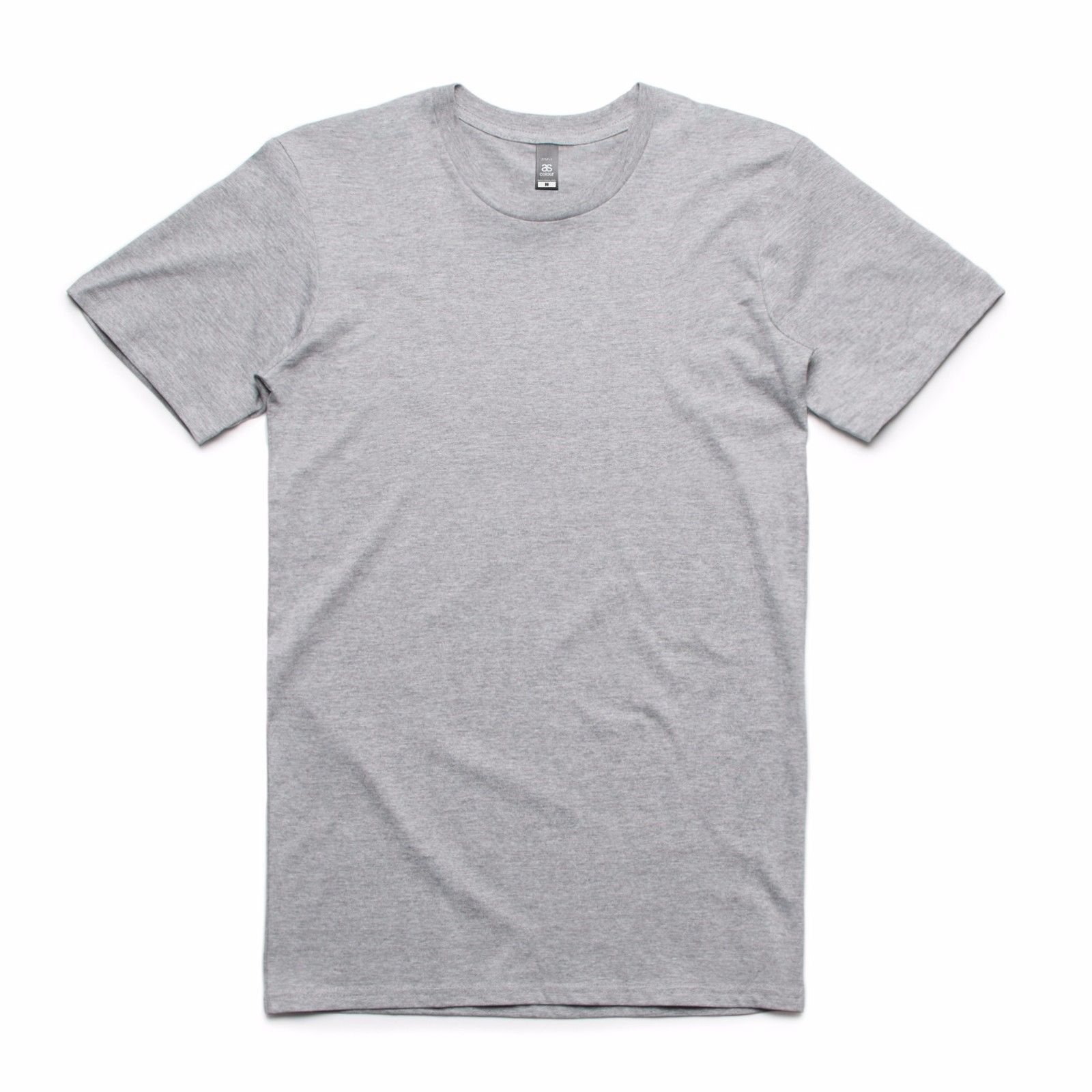 AS COLOUR T-SHIRT STAPLE TEE PLAIN GREY MARLE NEW MENS AUSTRALIAN ...