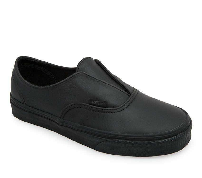 VANS AUTHENTIC GORE DX LEATHER BLACK 