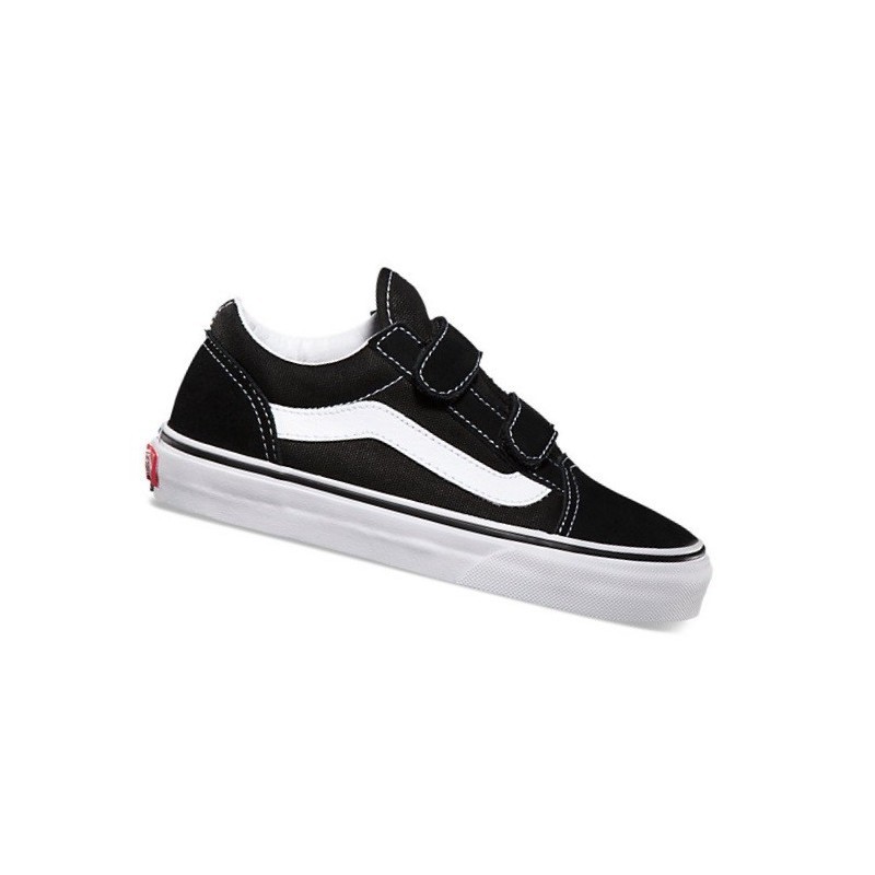 kids black velcro vans