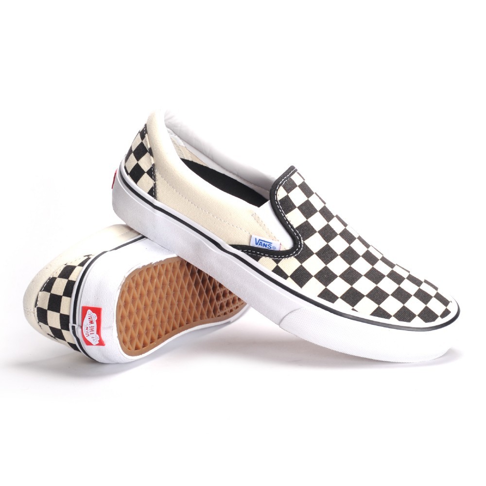 Vans Shoes Classic Slip On PRO Checker Board Black White CSO Free Post ...