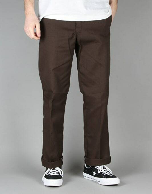 DICKIES ORIGINAL FIT 874 WORK PANTS BROWN KINGPIN SKATE FREE POST AUS  SELLER [SIZE: 30 x 32]