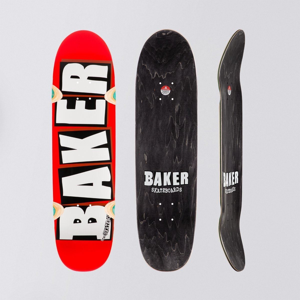 Baker skateboards cruiser deck team red 8.5 og free postage free grip austr...