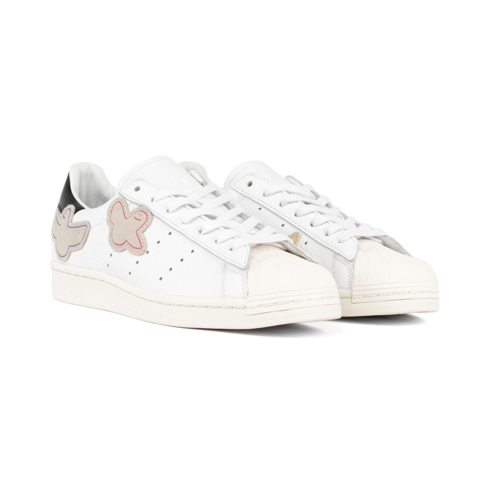 ADIDAS SUPERSTAR ADV X GONZ SHOES WHITE BLACK WHITE