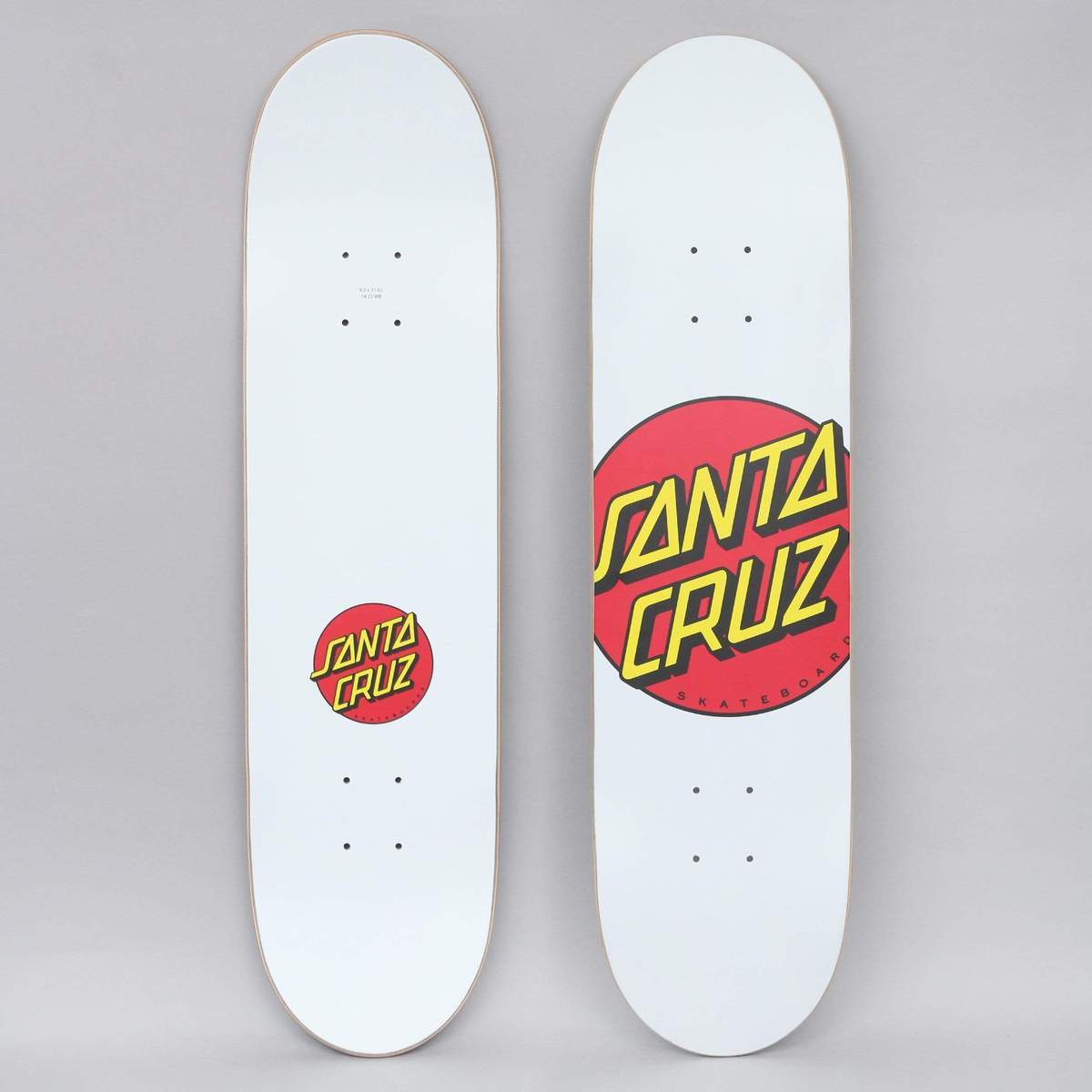 Acquiesce wolf Aardappelen SANTA CRUZ CLASSIC DOT 8" X 31.62" WHEEL BASE 14.25" SKATEBOARD DECK AUS  SELLER - SANTA CRUZ SKATEBOARDS