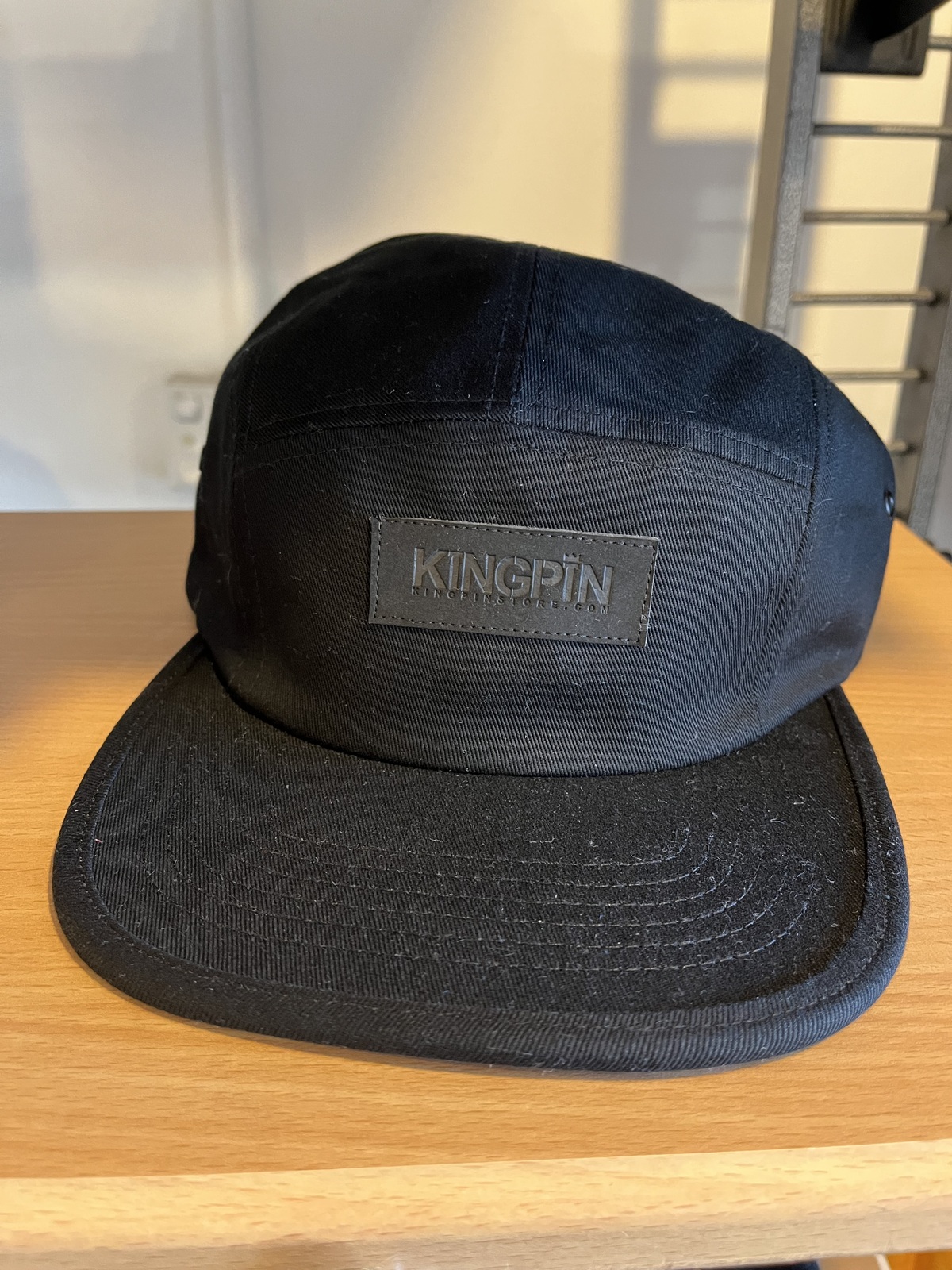 KINGPIN 5 PANEL CAP Black AUST HAT HATS CAPS kingpinstore - KINGPIN ...