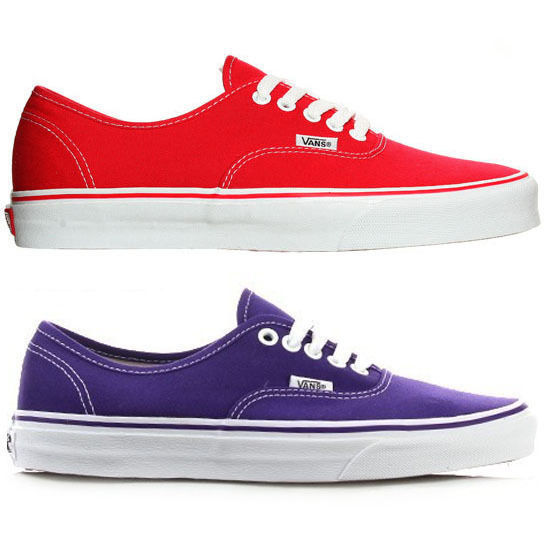 purple and red vans