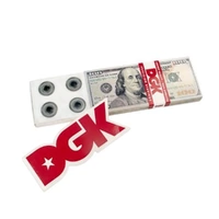DGK Skateboard Bearings BENJAMINS grey shields