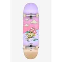 Globe KIDS GRIP 95 MID 8.25 x 29.125 WB 12.7 Wide Peace Man complete skateboard deck