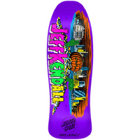 SANTA CRUZ JEFF KENDALL PUMPKIN 10 x 30 WB 12' PURPLE REISSUE SKATEBOARD 
