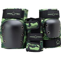 PROTEC STREET PADS JUNIOR PRO 3 PACK CAMO ELBOW KNEE WRIST PRO-TEC AUSTRALIAN SELLER 
