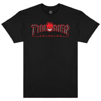 Thrasher x Spitfire Big Head Outline Tee T-Shirt Black