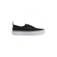 VANS SHOES AUTHENTIC ELASTIC TODDLER size 4T LACE BLACK / DARK SLATE KIDS BOYS VN0A38E8MM5