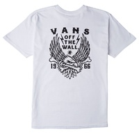 VANS SHOES Eagle Bones TEE T-SHIRT AUST SELLER WHITE
