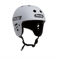 PROTEC HELMET FULL CUT Certified MATTE WHITE PRO-TEC PRO TEC