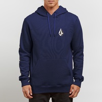 Volcom SUPPLY STONE PULLOVER HOODY HOODED FLEECE New NAVY Aust Seller