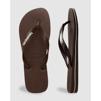 HAVAIANAS CAFE DARK BROWN Thongs Sandals Male Flip Flops