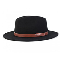 BRIXTON MESSER FEDORA BLACK HAT CAP NEW FREE POSTAGE AUSTRALIAN SELLER