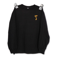 ST MARKS SAINT MARKS LONG SLEEVE TEE SIZE SMALL BLACK NEW T-SHIRT SKATEBOARDING