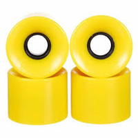 PENNY SKATEBOARD WHEELS 59MM 83A X 45MM YELLOW WIDE AUST SELLER