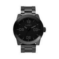 NIXON WATCH CORPORAL SS ALL BLACK / POLISHED BLACK A346 001 NEW AUST SELLER