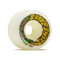 SANTA CRUZ WHEELS white SLIME BALLS SNAKE VOMITS 60MM 97A SKATEBOARD