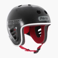 PROTEC HELMET FULL CUT GLOSS BLACK PRO TEC PRO-TEC FULLCUT FREE POSTAGE