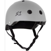 S1 S-ONE LIFER HELMET LIGHT GREY MATTE SKATE SKATEBOARD HELMET AUST BICYCLE CERTIFIED