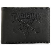 THRASHER SKATE GOAT WALLET LEATHER BLACK AUSTRALIAN FREE POSTAGE
