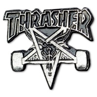 THRASHER SKATEBOARD MAG PIN Skategoat Lapel Pin