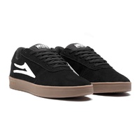 LAKAI MANCHESTER XLK SHOES BLACK GUM SUEDE AUSTRALIAN SELLER