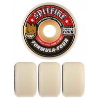 SPITFIRE FORMULA FOUR SKATEBOARD WHEELS 56MM SF F4 101D CONICAL RED PRINT