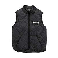 THRASHER SKATEBOARD MAGAZINE LOGO VEST BLACK