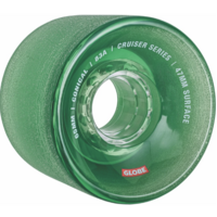 GLOBE SKATEBOARD WHEEL BRUISER 65MM 83A SOFT CRUISER CLEAR WHEEL