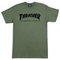 Thrasher Skate mag T-Shirt Tee New Army Green Skate Shop Aust Seller Thrasher