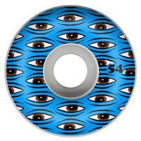 TOY MACHINE WHEELS 54 MM ALL SEEING BLUE 100A