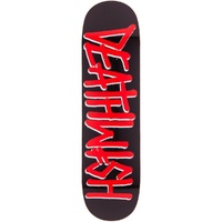 DEATHWISH SKATEBOARD DECK 8.25" X 31.5" 14.25" WB DEATHSPRAY RED