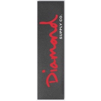 DIAMOND SUPPLY CO BRILLIANT RED LOGO SKATEBOARD GRIP TAPE 9 X 33 INCH AUSTRALIAN SELLER